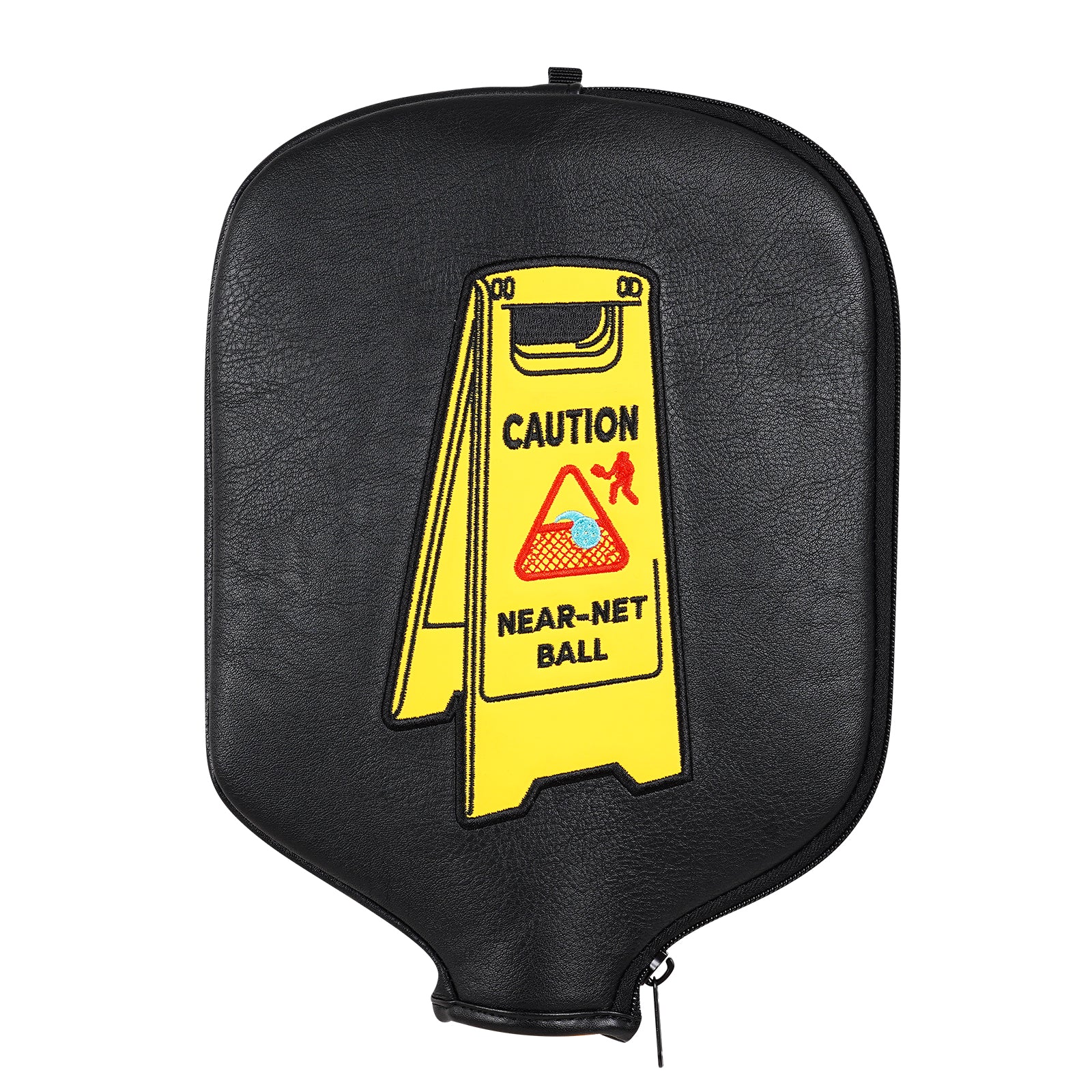 Custom Leather Pickleball Cover with Embroidered Logo