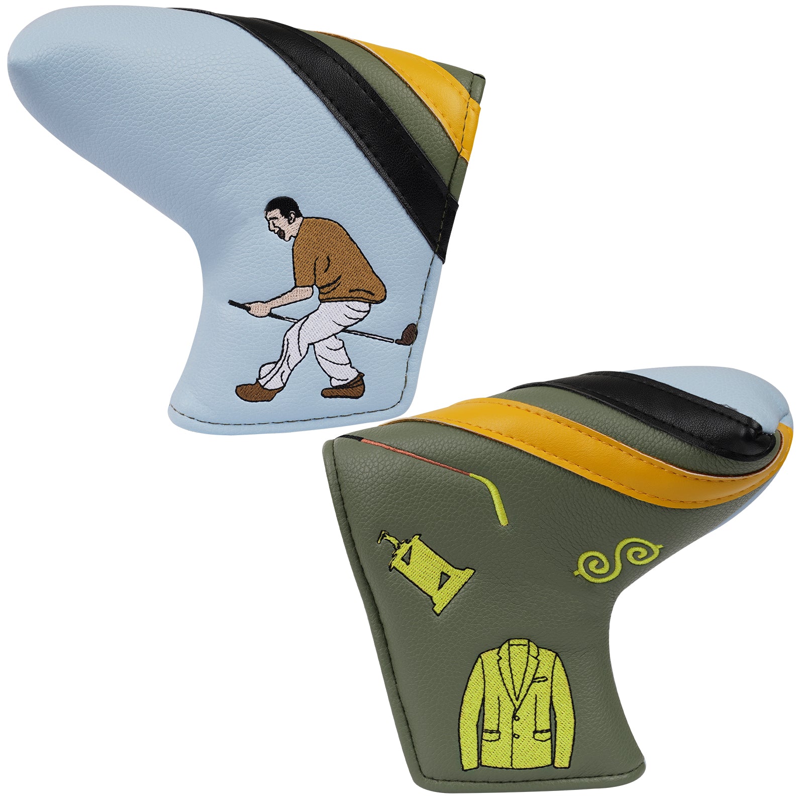 Blue Clothes Blade Putter Head Cover