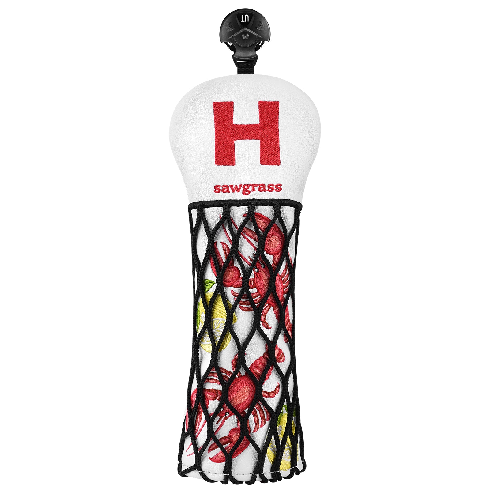 White Wire Lobster Golf Head Cover Set