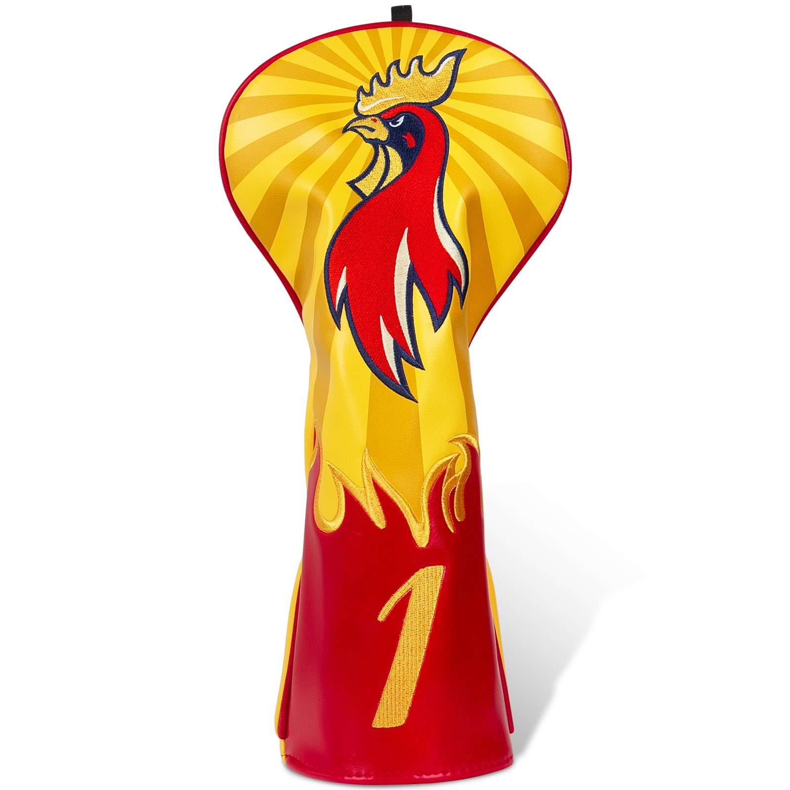 Yellow Rooster Head Cover Set