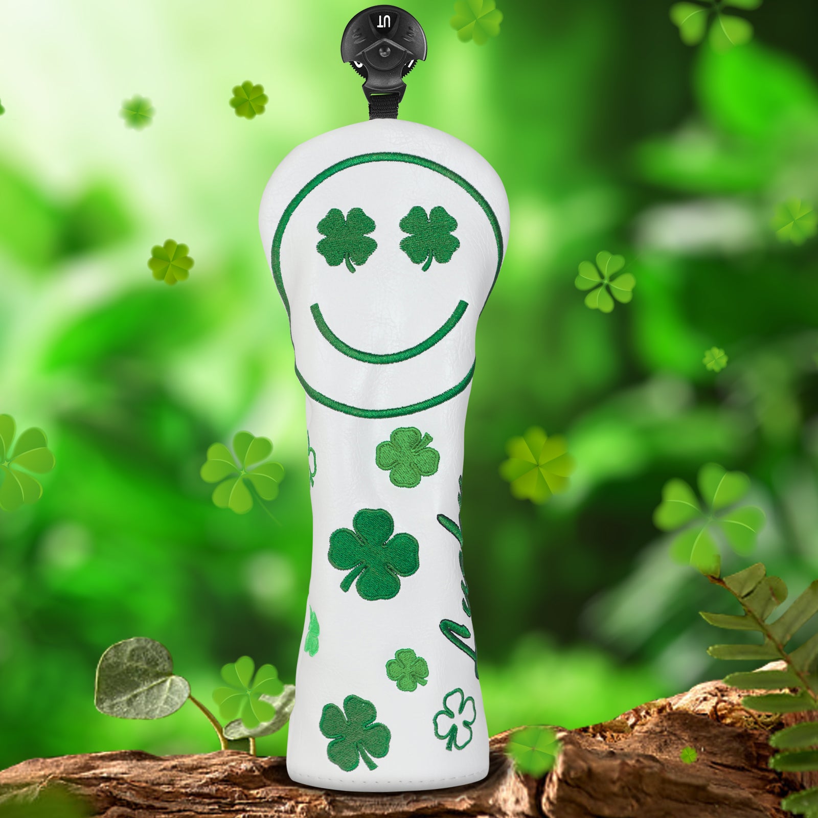 Green Smile Wood Head Cover Set