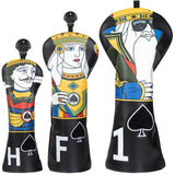 Poker kingdom Wood Head Cover Set