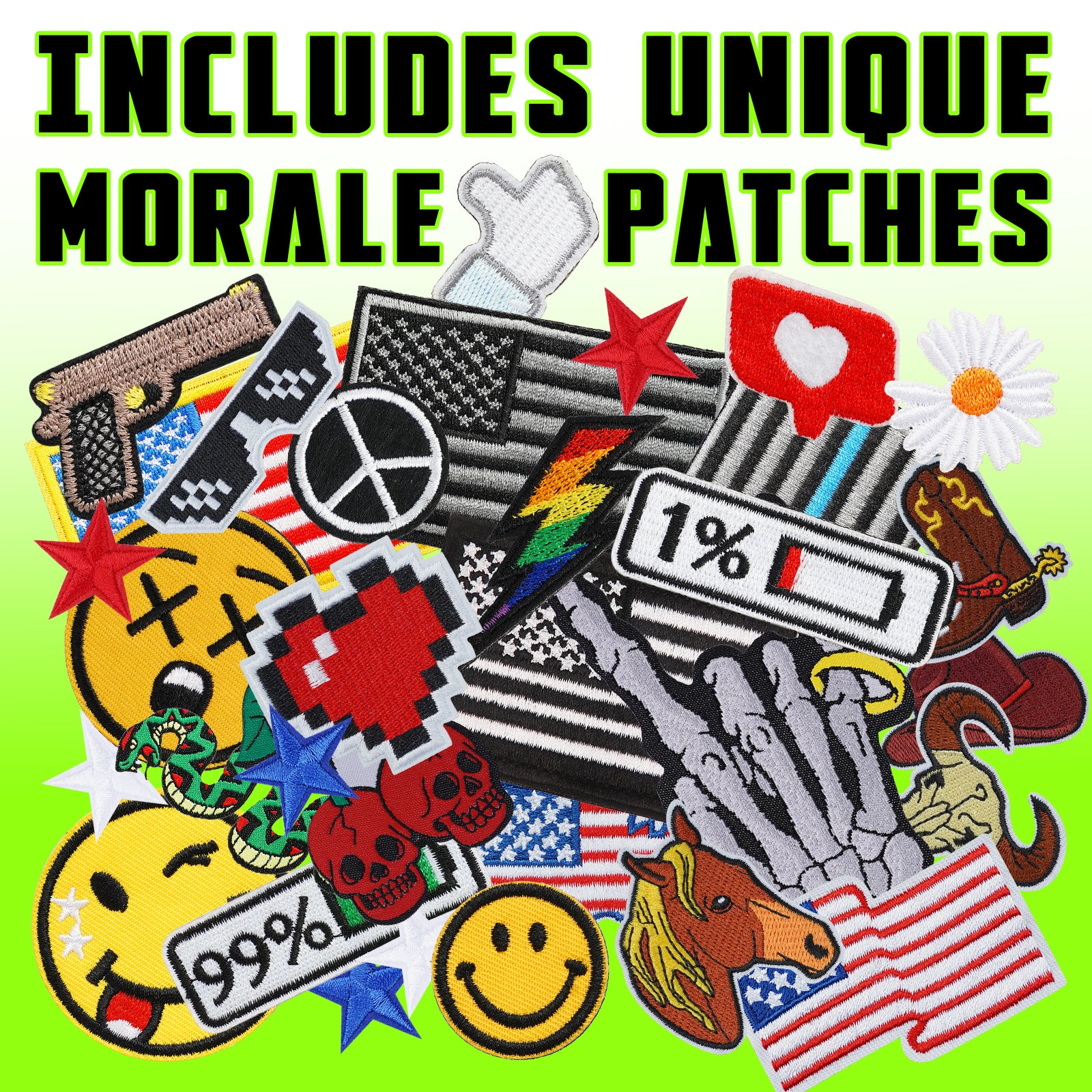 Hook-and-loop Embroidered Patches Blade Putter Cover