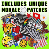 Hook-and-loop Embroidered Patches Blade Putter Cover