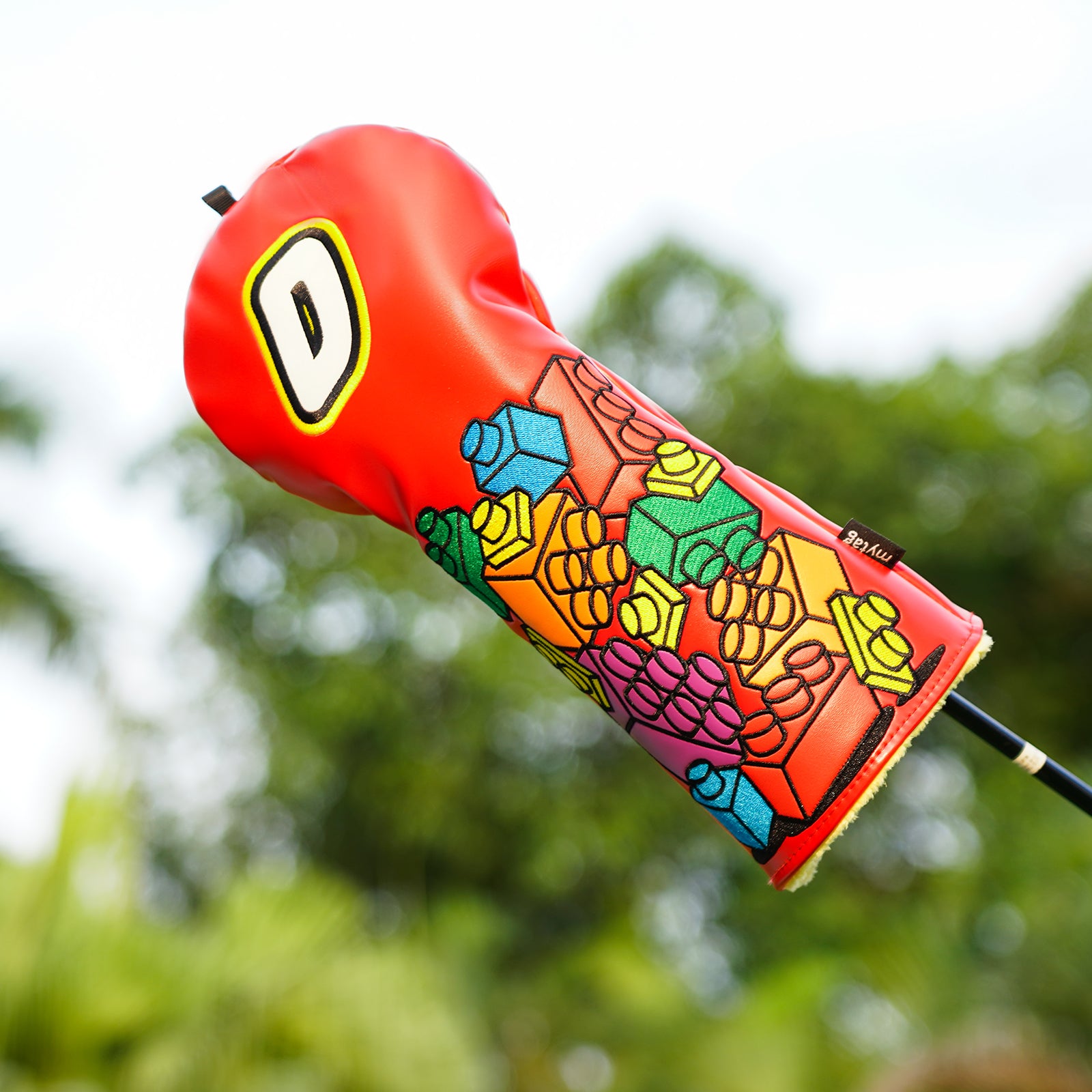 Red Lego Driver Golf Headcover