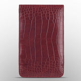 Custom Logo Crocodile Pattern Leather Scorecard Holder
