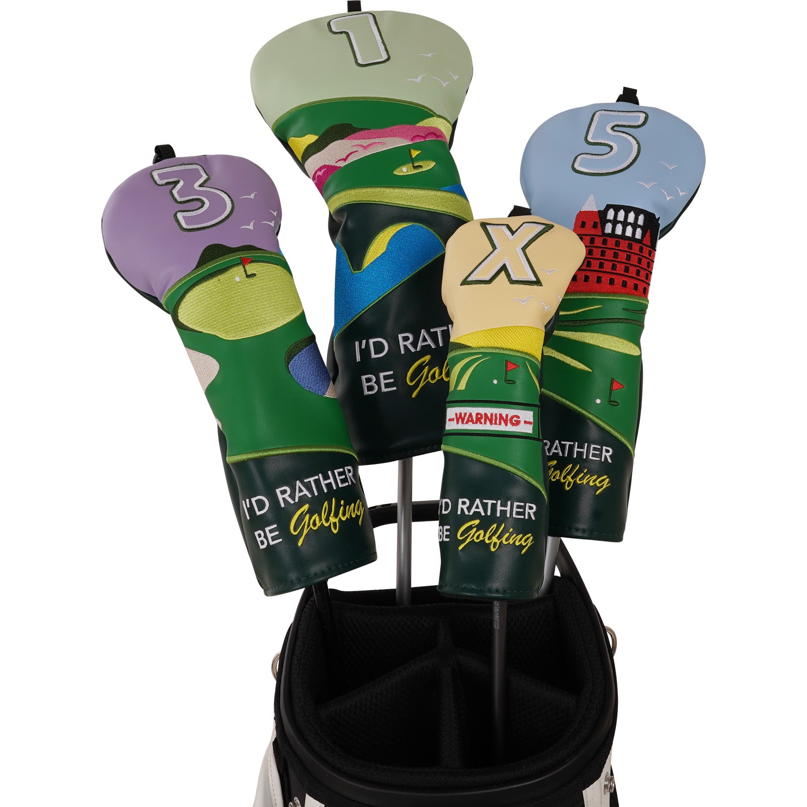 Golf Course Golf Headcover Set