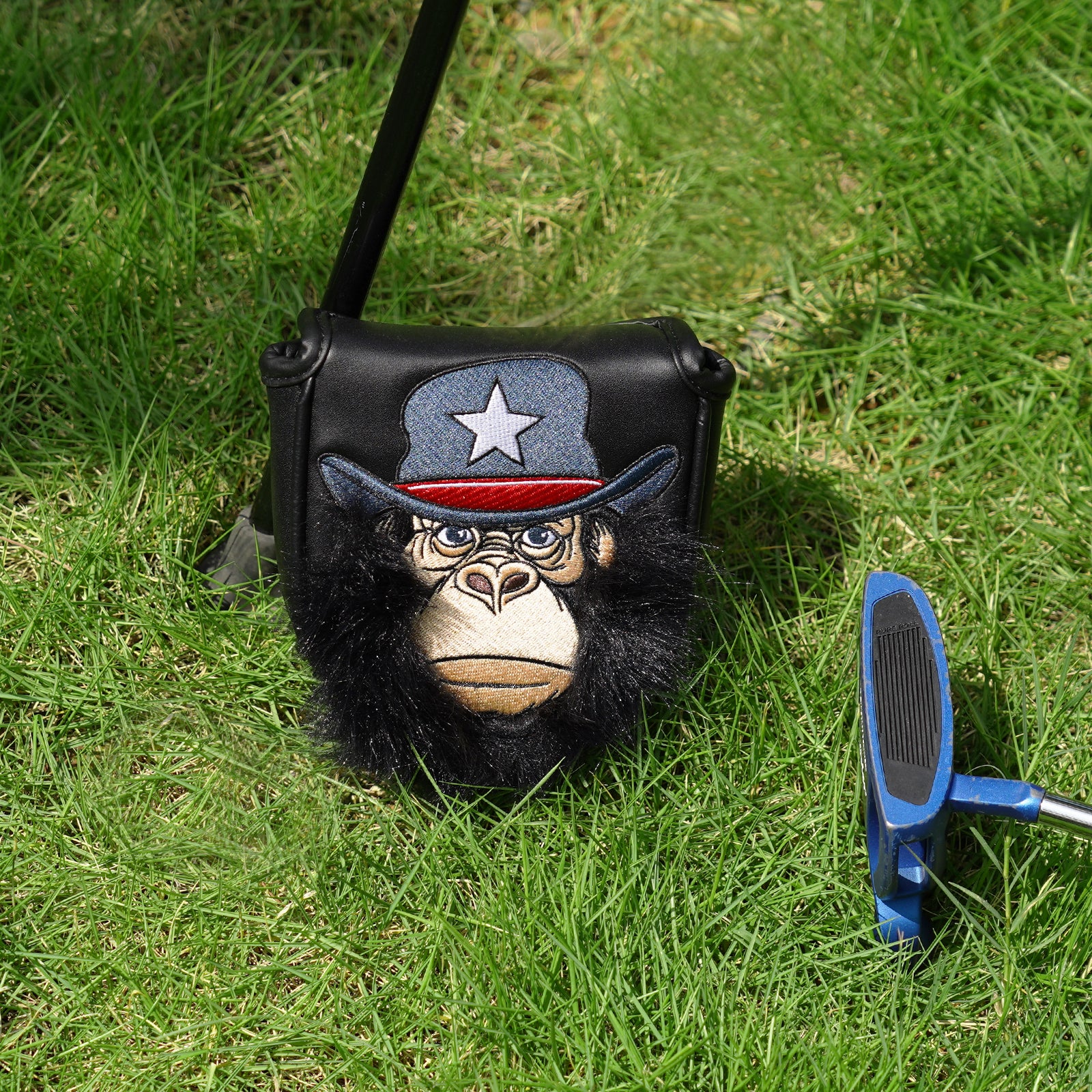 Orangutan Embroidery Putter Golf Headcover