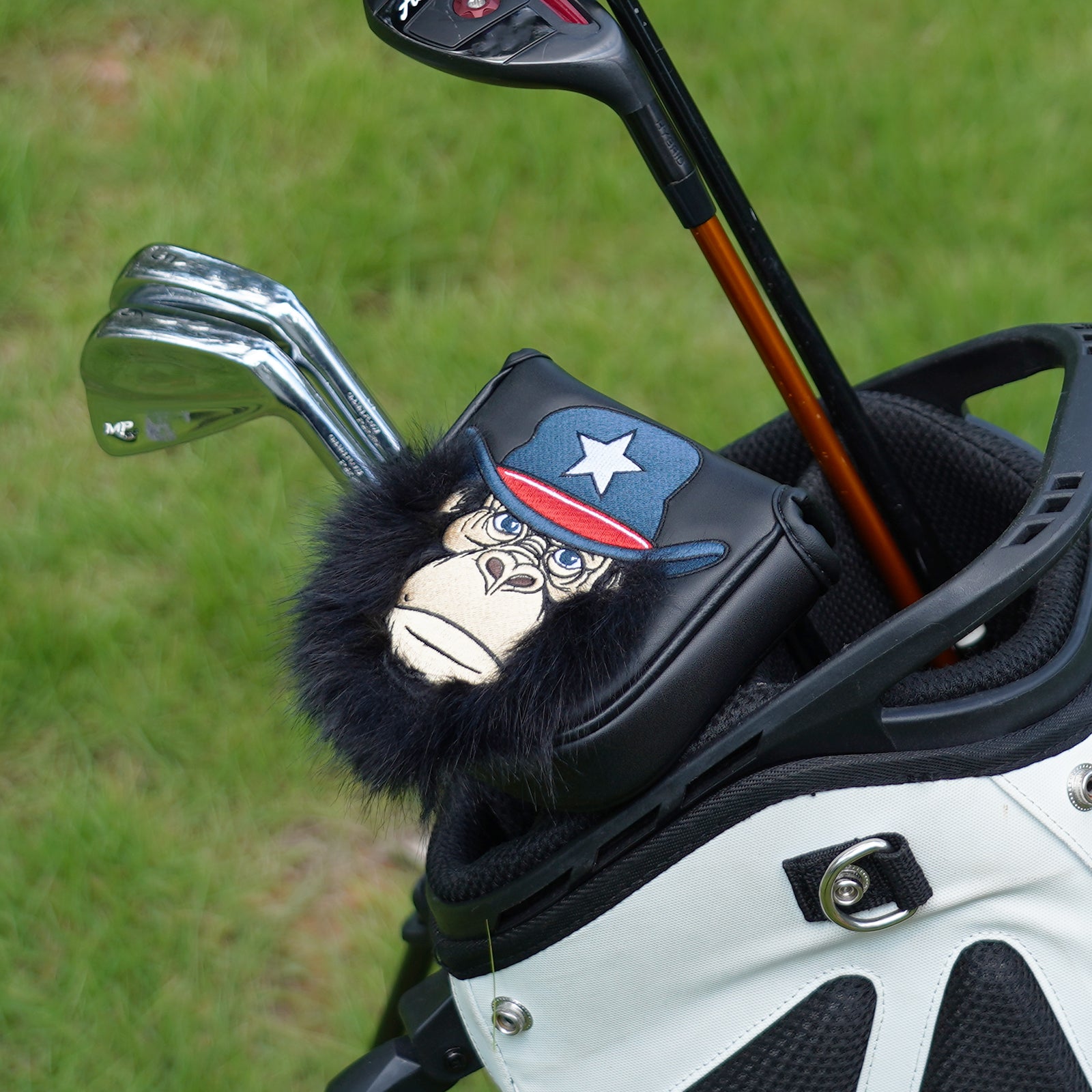 Orangutan Embroidery Putter Golf Headcover