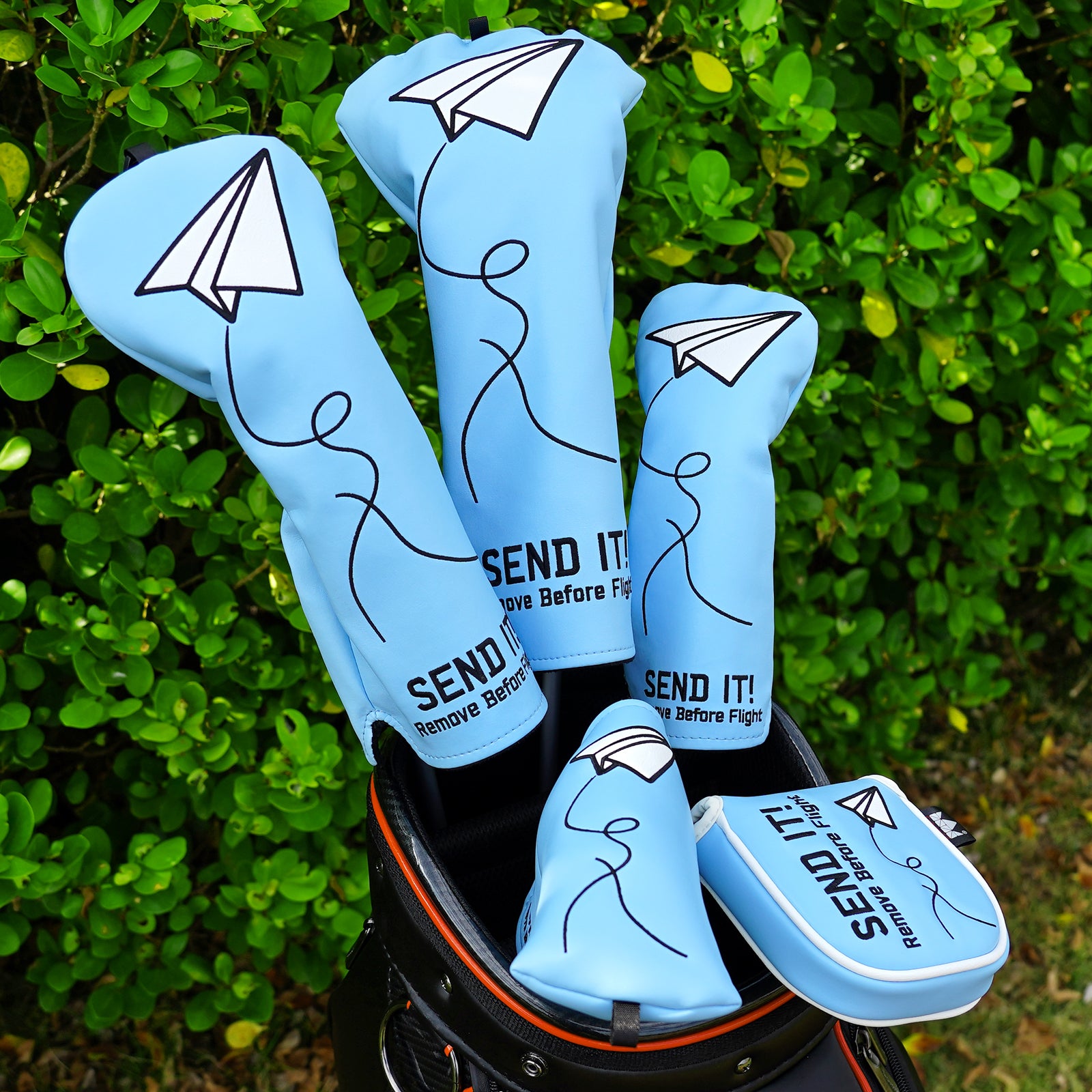 Paper Plane Send It 460cc Blue Driver Head Cover