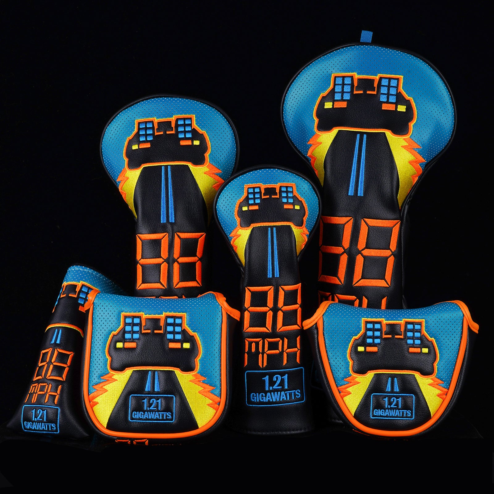 88MPH Headcovers Golf Head Cover Set
