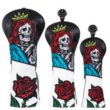 Rose Skull Driver Head Cover