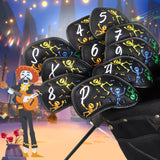 Dancing Skull Driver Putter Golf Head Cover Set