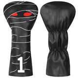 Mummy  Black Golf Head Cover Set