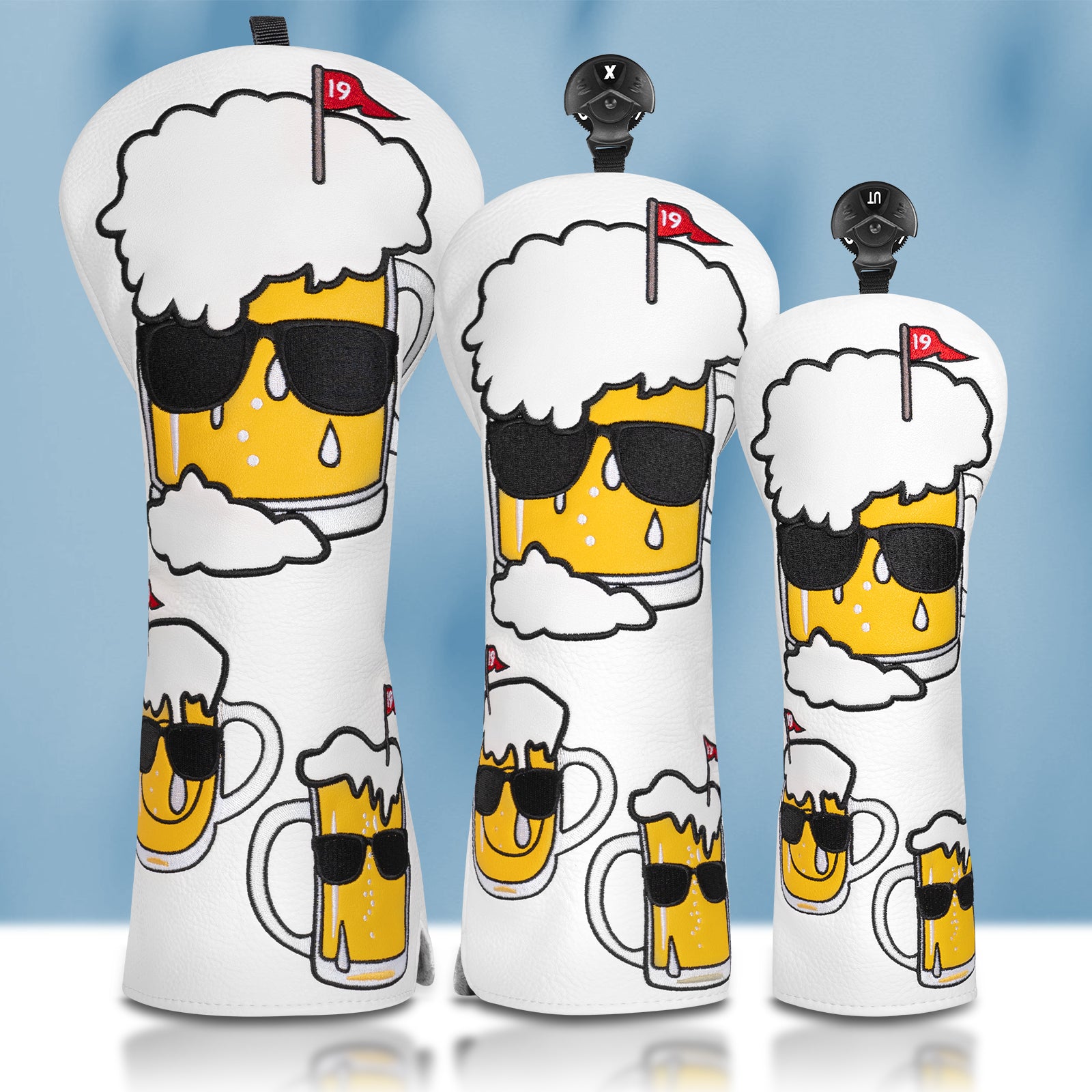 Bear Wood Head Cover Set