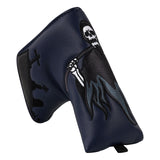 Dark Blue Grim Reaper Wood Putter Head Cover