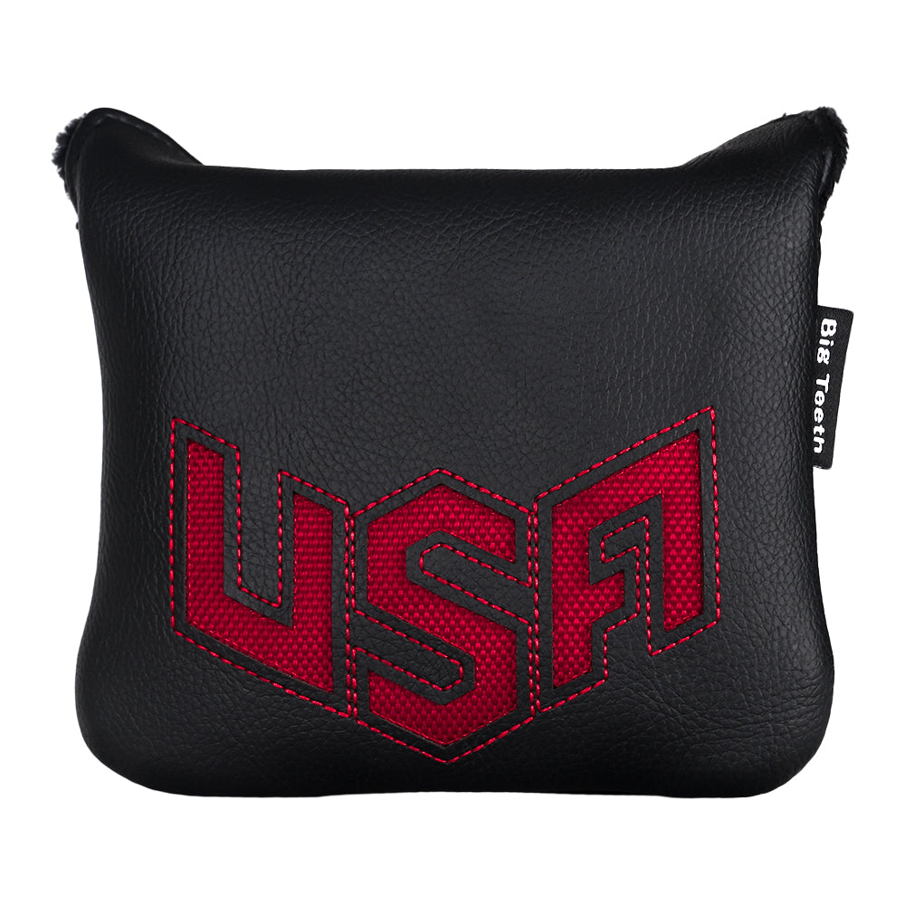 Red Pattern Large Square Head Cover