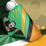 Green &Yellow Ugly Man Blade Putter Head Cover