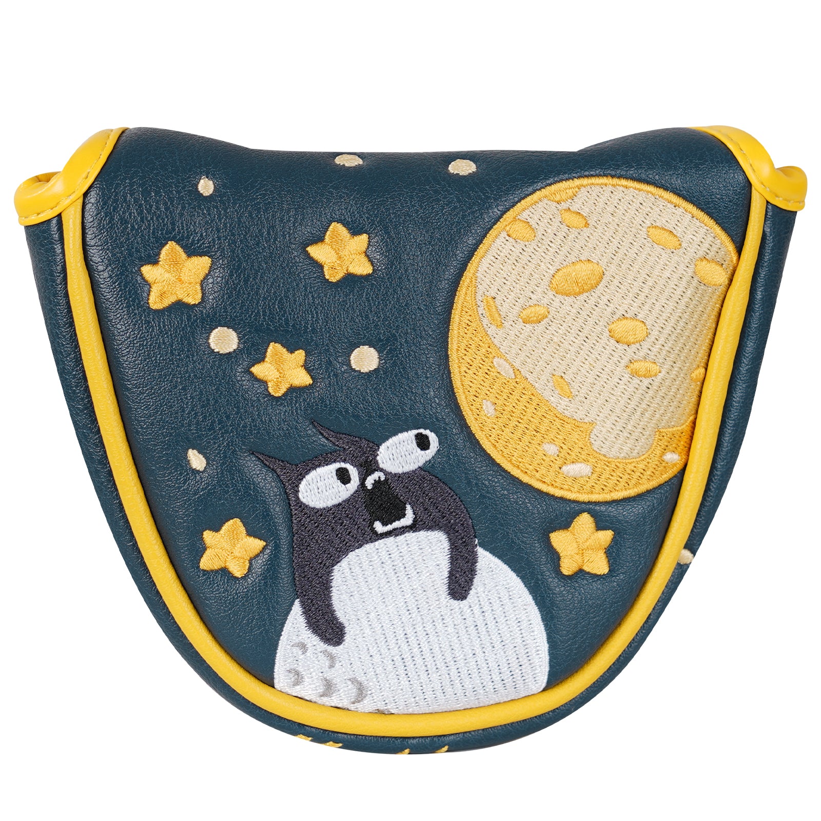 Moon Wood Mallet Putter Head Cover Set