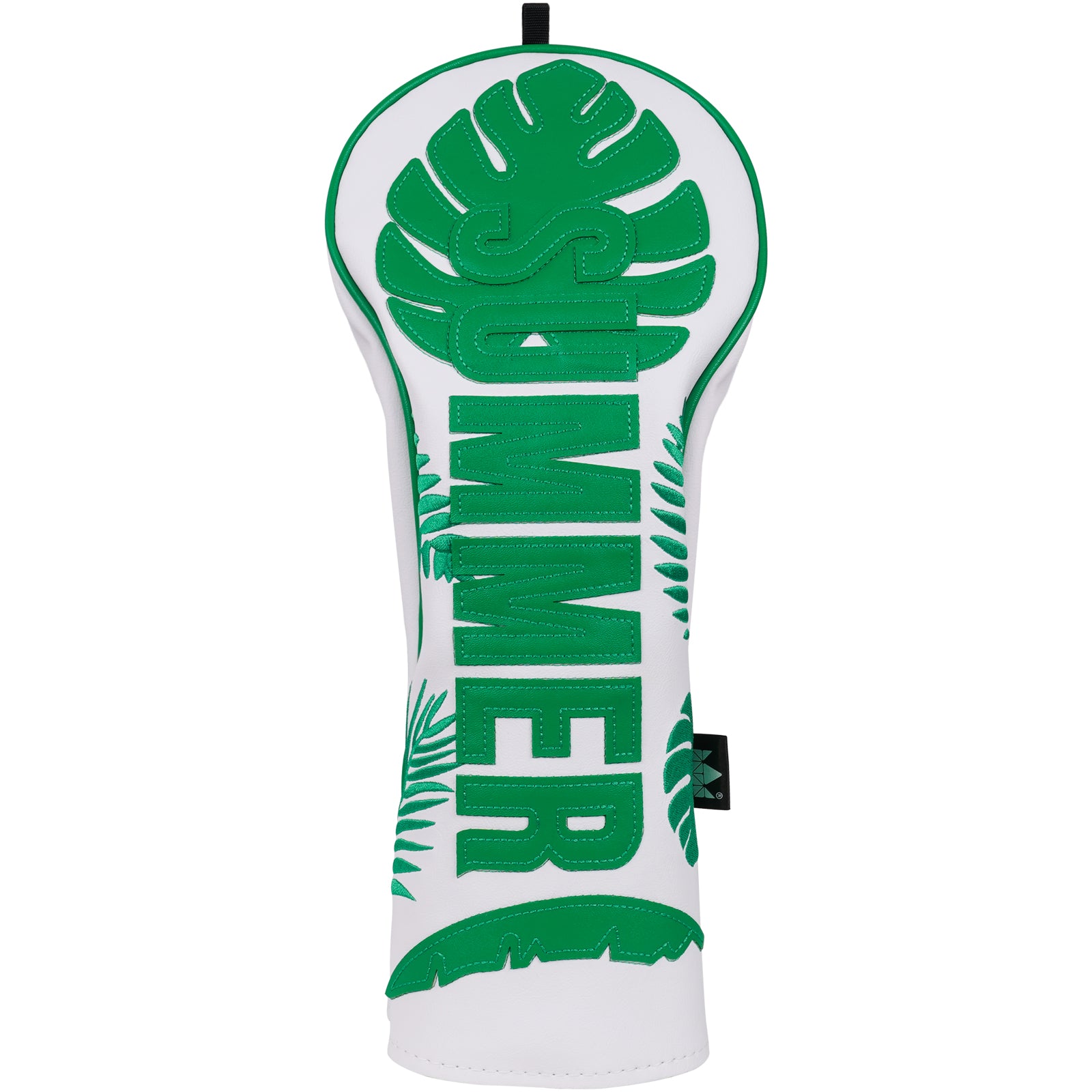Green Turtle Back Leaf Three-piece Driver Golf Headcover