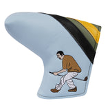 Blue Clothes Blade Putter Head Cover