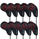 Custom Colorful No. Magnetic Leather Iron Covers