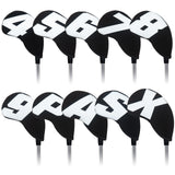 Black White Iron cover 10PCS(4-9,P,A,S,X) Neoprene
