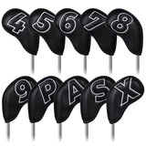 Black White Stitch iron 10pcs£¨4-9,P,A,S,X)
