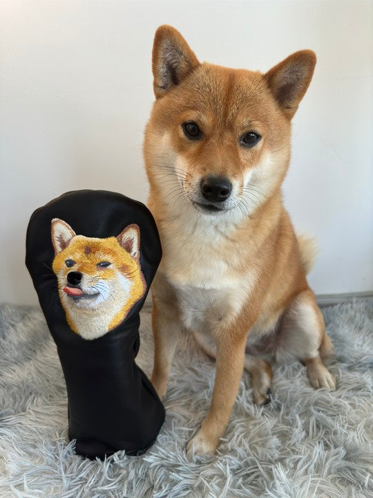 Custom Pet Portrait Embroidery Driver Head Cover