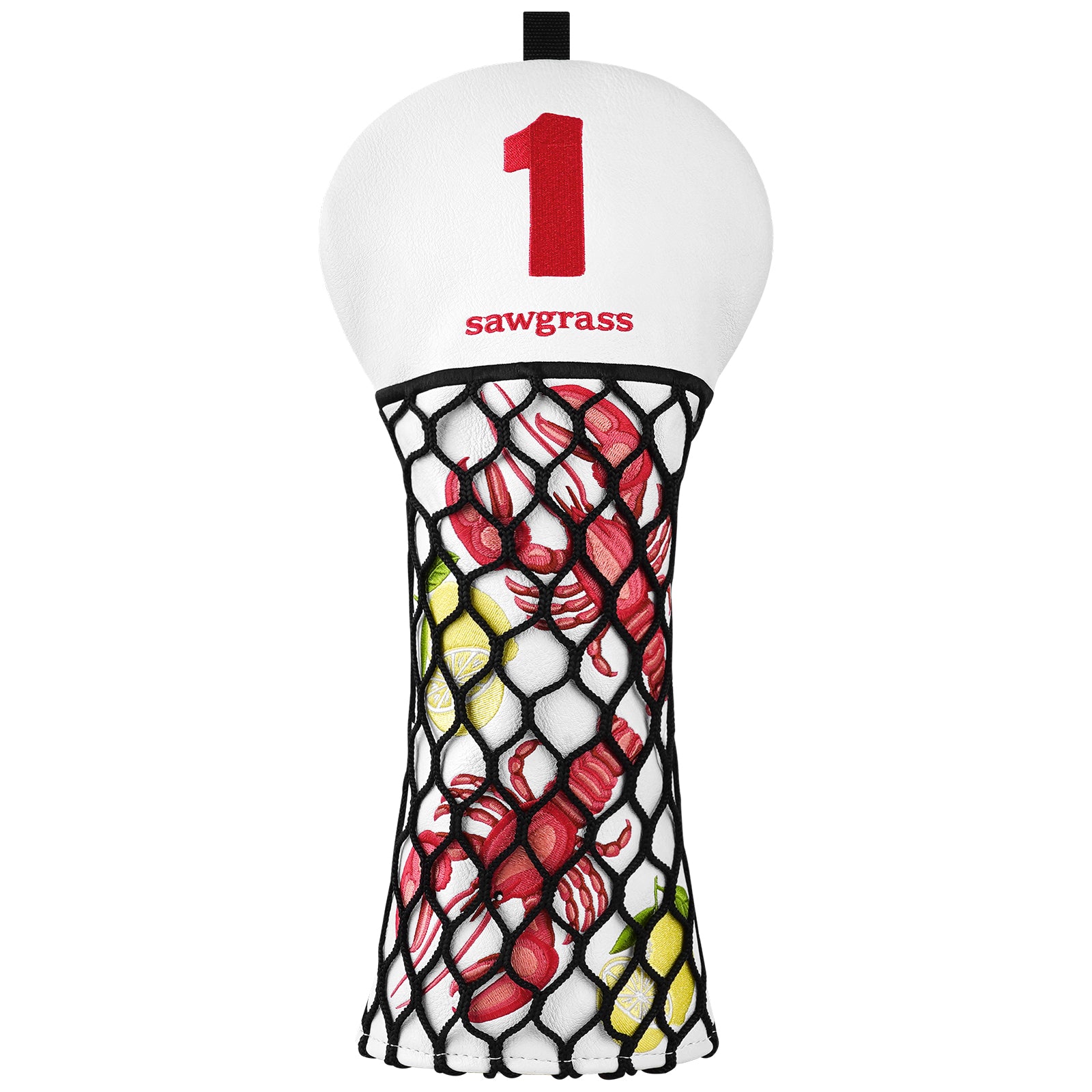 White Wire Lobster Golf Head Cover Set