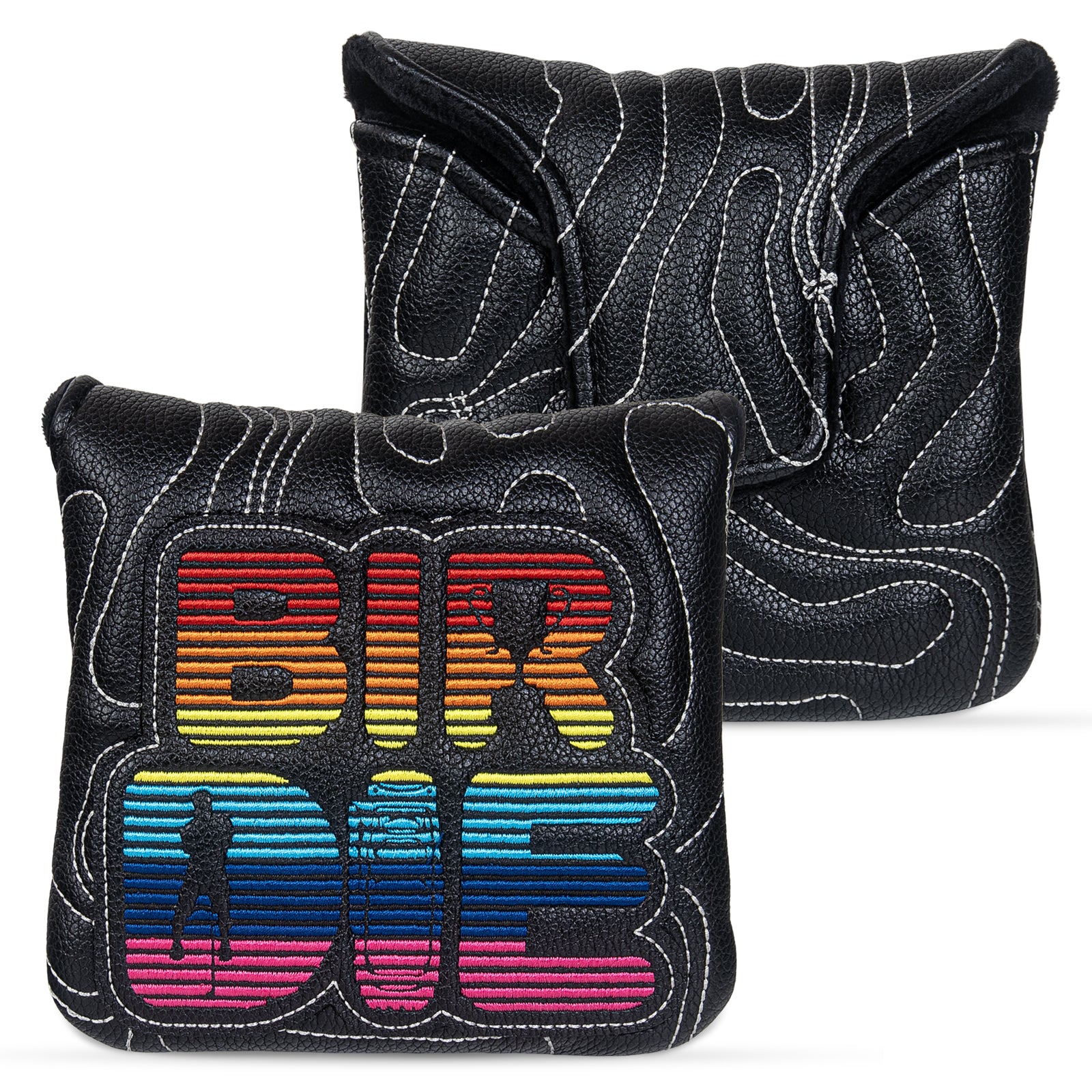 Black BIRDIE Square Putter Head Cover