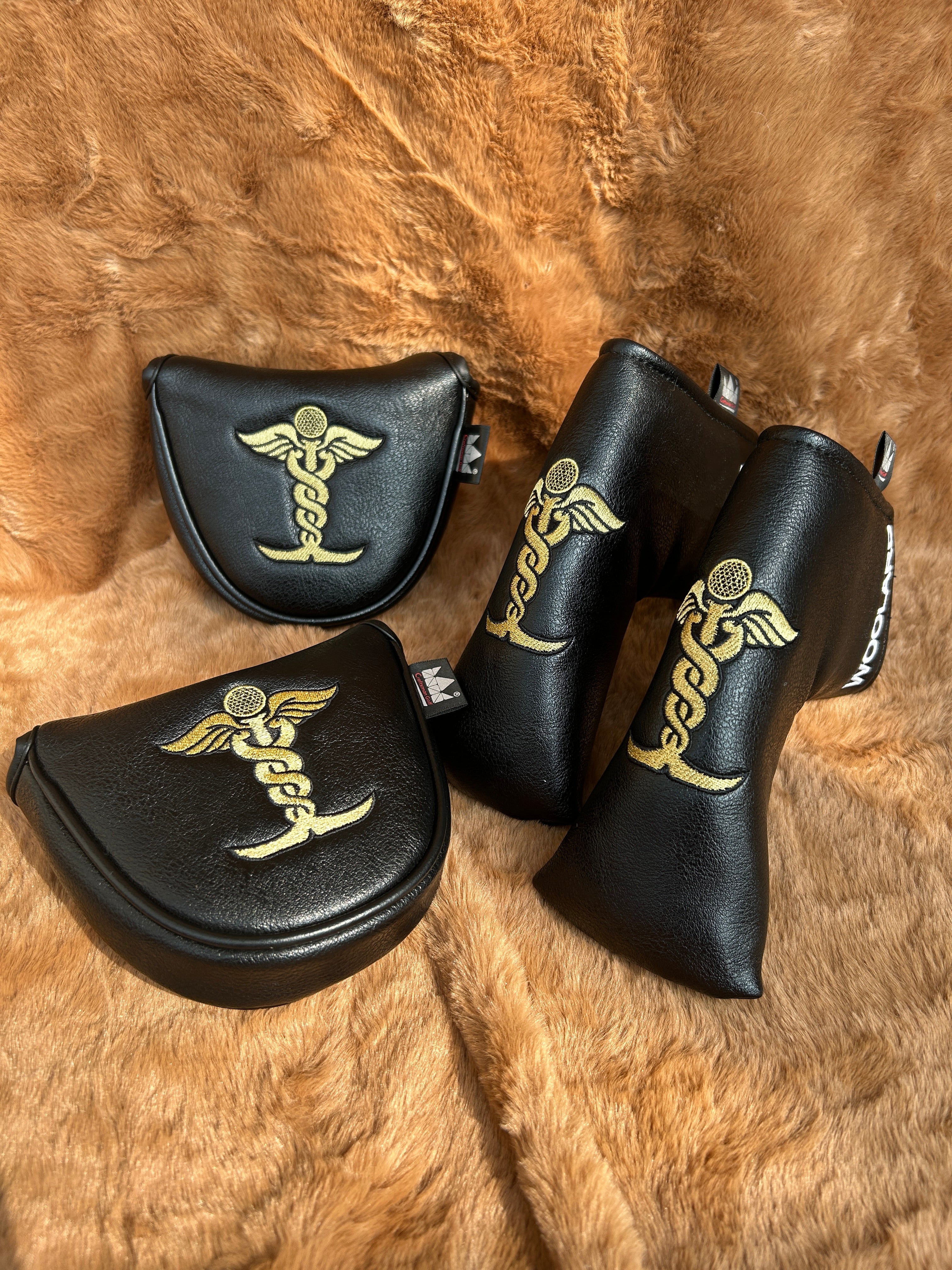 Personalized Mid-Mallet Putter Headcover with Your Logo or Name