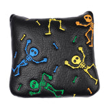 Dancing Skull Driver Putter Golf Head Cover Set