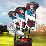Rose Skull Driver Head Cover