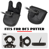 Black Magnetic Leather Putter Head Cover for LAB DF3