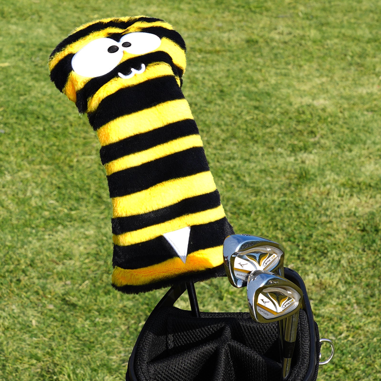 Yellow Stripes Bee Driver Head Cover