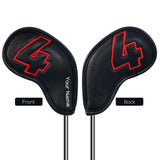 Custom Colorful No. Magnetic Leather Iron Covers