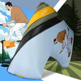 Blue Clothes Blade Putter Head Cover