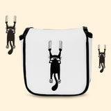 White Cat on the Wall Mallet Putter Driver Head Cover