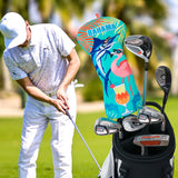 Blue PU bahama Driver Head Cover