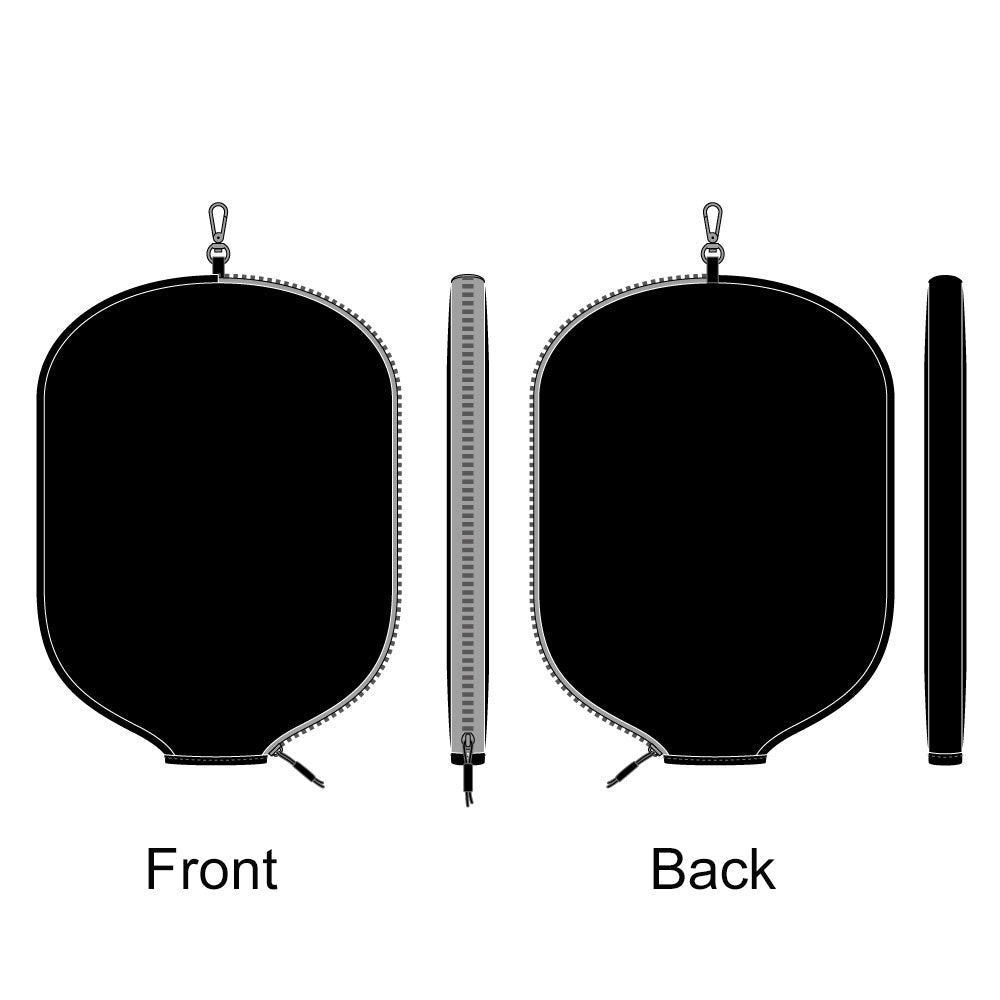 Custom Leather Pickleball Cover with Embroidered Logo