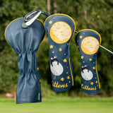 Moon Wood Mallet Putter Head Cover Set