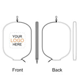 Custom Leather Pickleball Cover with Embroidered Logo