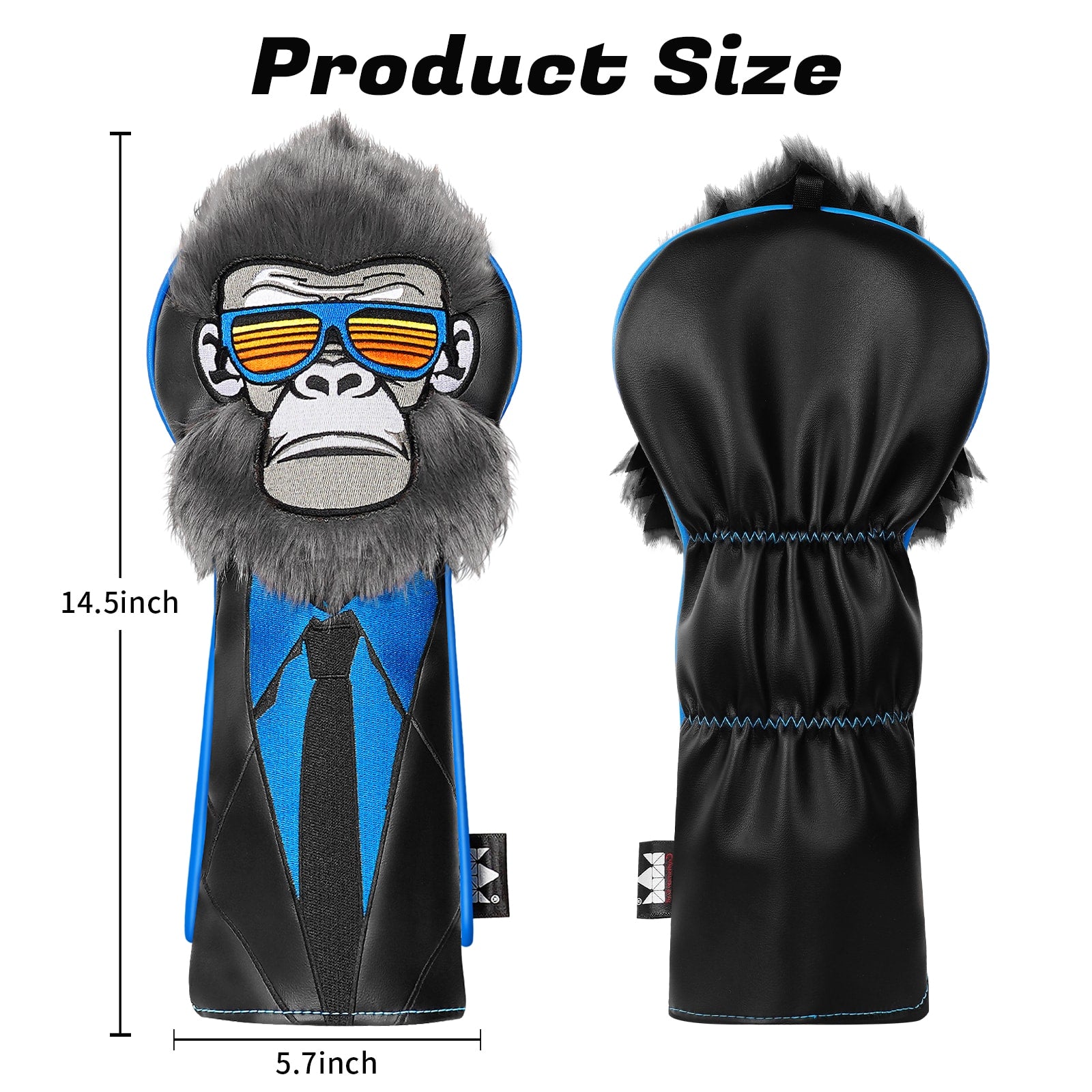 Sunglass Monkey Wood Head Covers