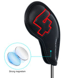 Custom Colorful No. Magnetic Leather Iron Covers