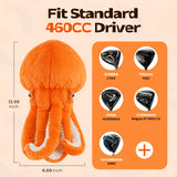 Funny Orange Octopus Driver Headcover
