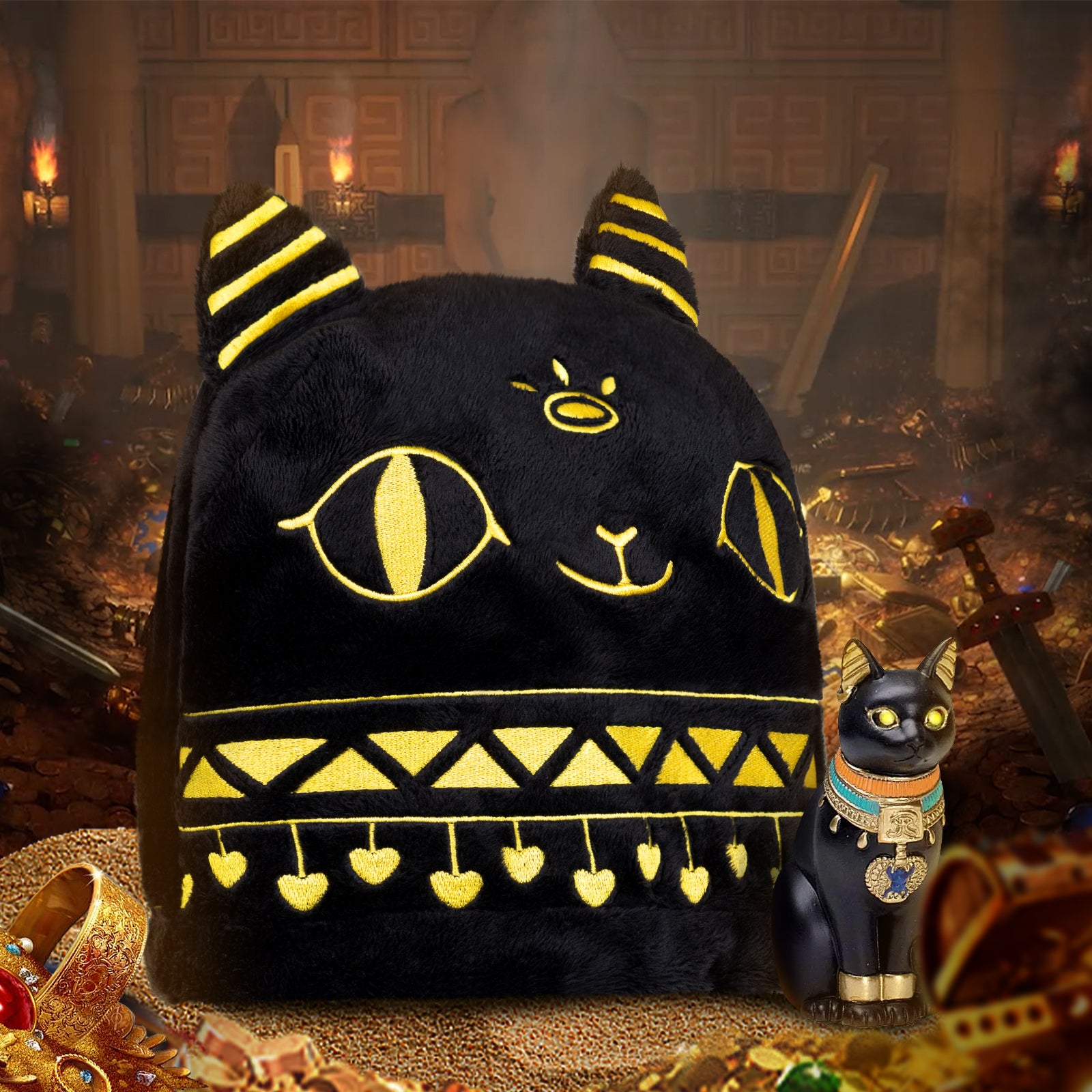 Egyptian Cat Iron Bag