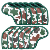 Camouflage Golf Iron Head Cover Set