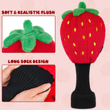 Strawberry Plush Animal Golf Headcover