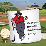 White PU Man Square Putter Head Cover